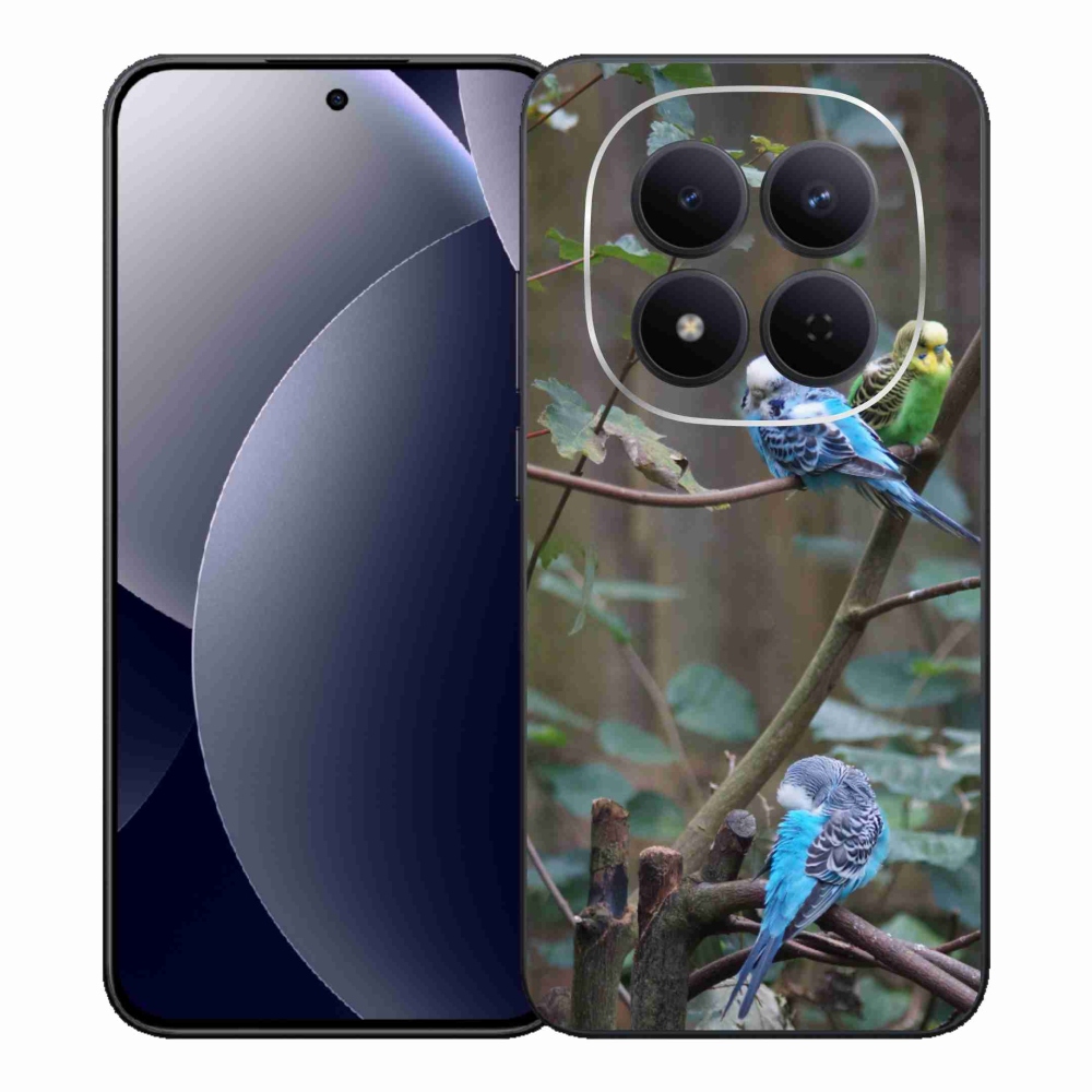 Gél borító mmCase a Xiaomi Redmi Note 15 Pro 5G számára - papagájok az ágon