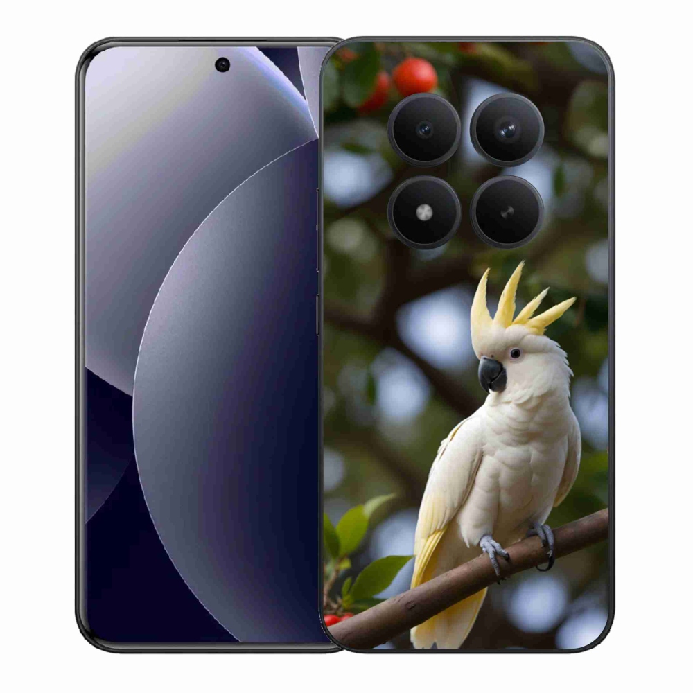 Gél borítás mmCase a Xiaomi Redmi Note 15 Pro+ 5G számára - papagáj kakadu 3