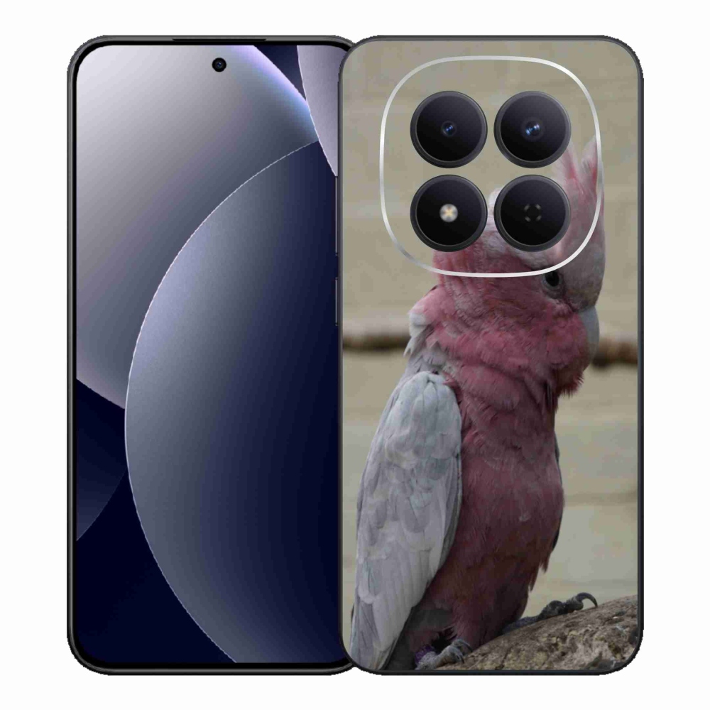 Gél borítás mmCase a Xiaomi Redmi Note 15 Pro 5G-hez - papagáj kakadu rózsaszínű