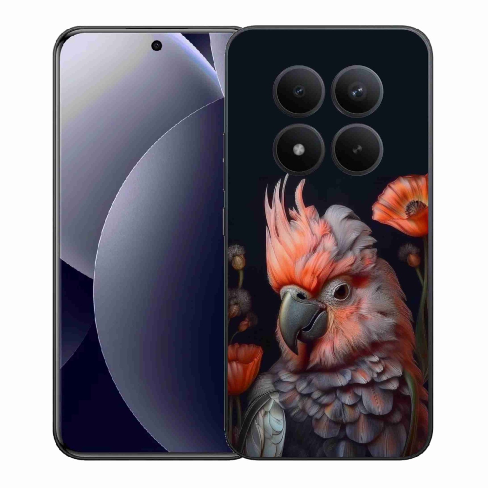 Gél borító mmCase a Xiaomi Redmi Note 15 Pro+ 5G - papagáj kakadu színekben