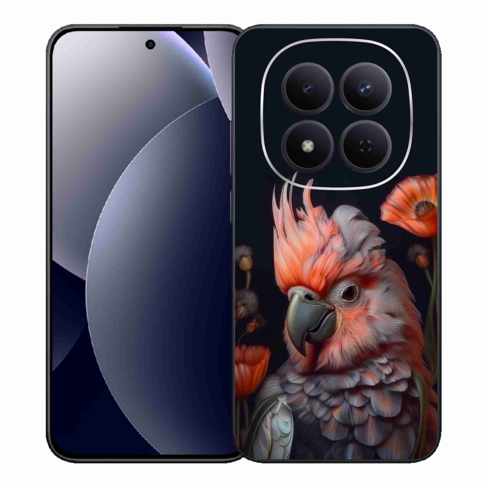Gél borítás mmCase a Xiaomi Redmi Note 15 Pro 5G-hez - papagáj kakadu színekben