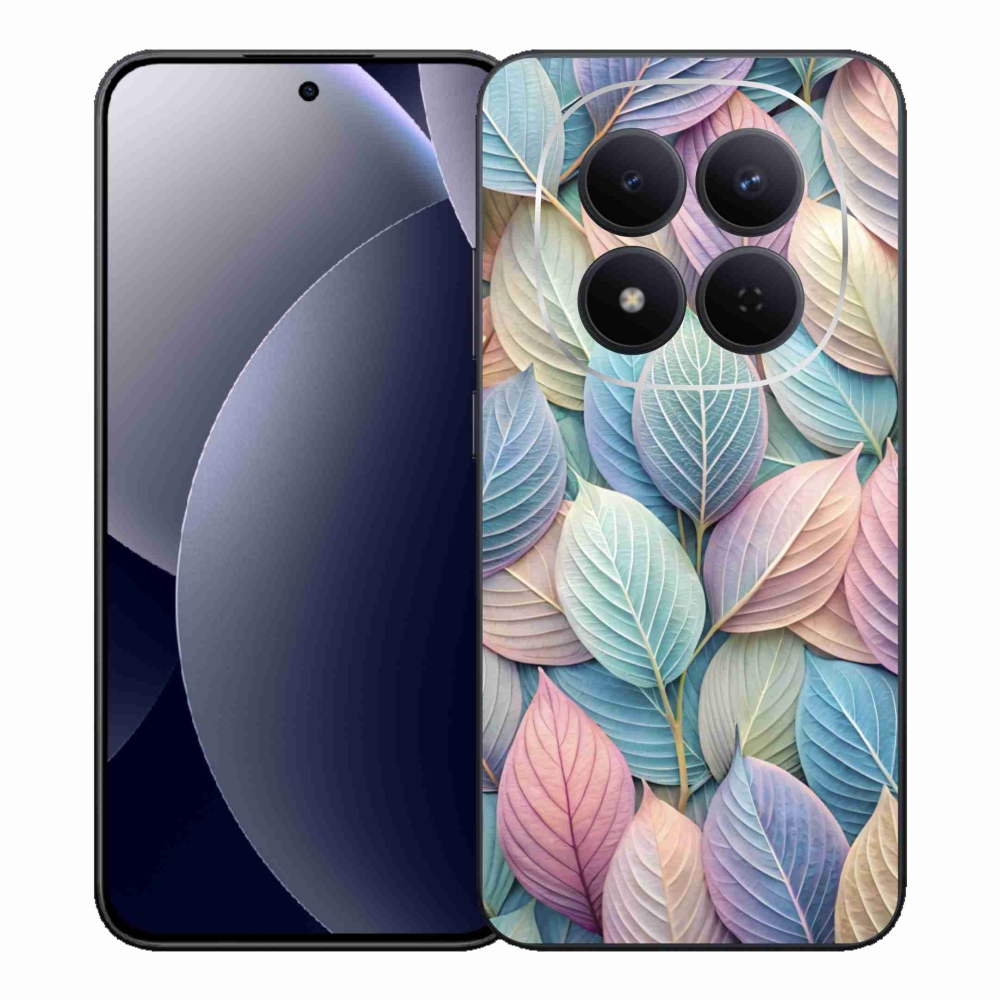 Gél borítás mmCase a Xiaomi Redmi Note 15 Pro 5G-hez - pasztell levelek