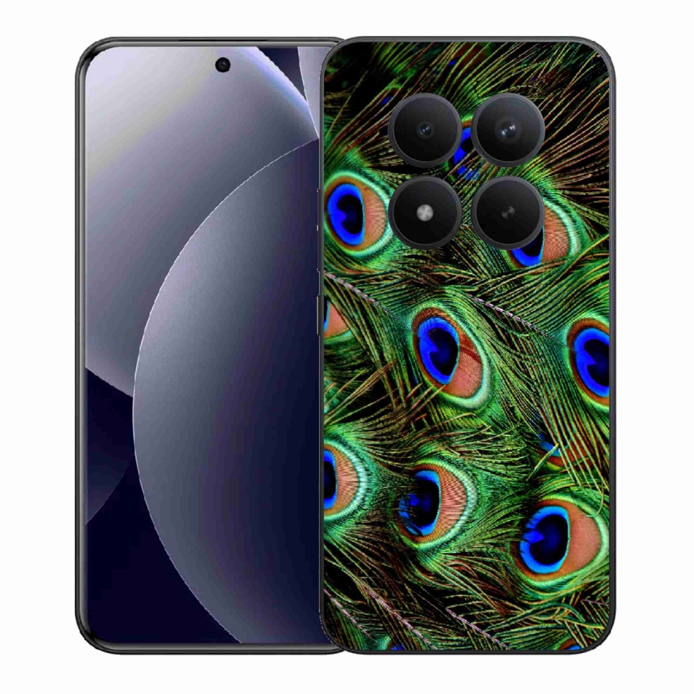 Zselés borítás mmCase a Xiaomi Redmi Note 15 Pro+ 5G/Xiaomi Poco M8 Pro 5G számára - pávatoll