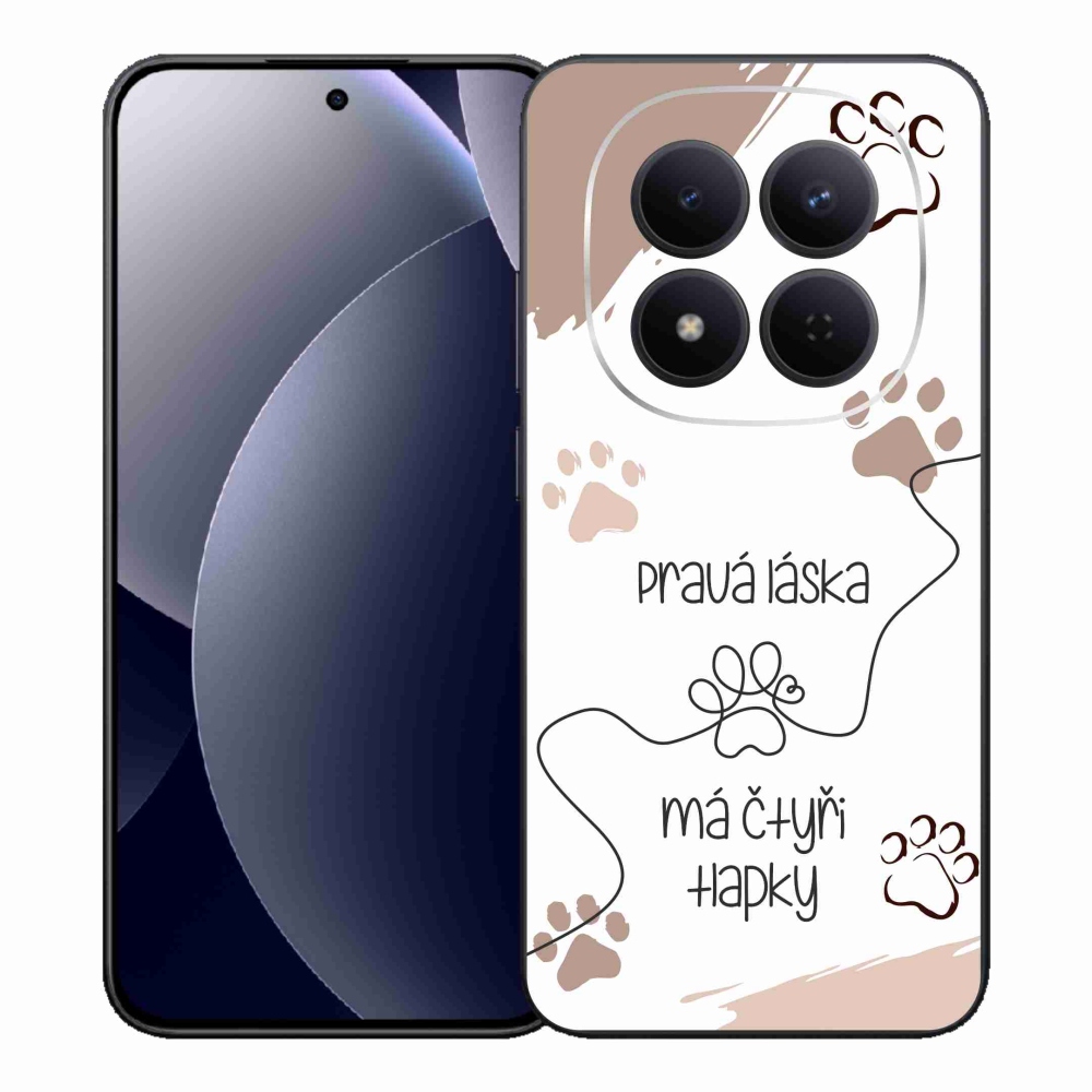 Gél borítás mmCase a Xiaomi Redmi Note 15 Pro 5G-hez - kutya motívum 1 fehér háttér