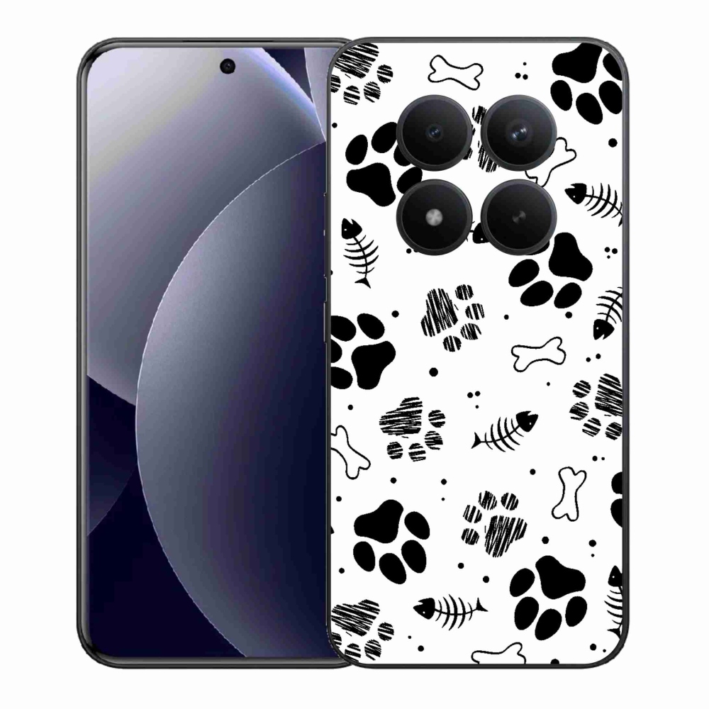 Gél borítás mmCase a Xiaomi Redmi Note 15 Pro+ 5G/Xiaomi Poco M8 Pro 5G - kutyamancsok 1