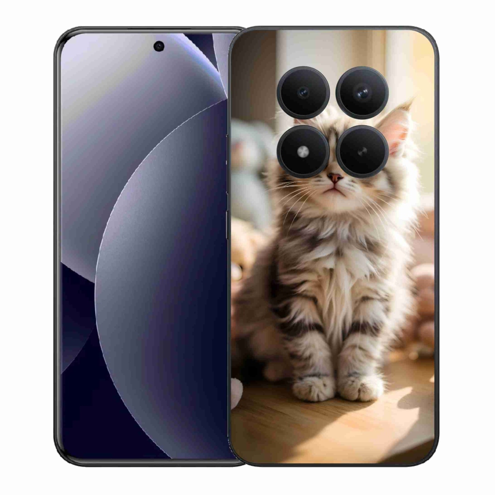 Gél borítás mmCase a Xiaomi Redmi Note 15 Pro+ 5G számára - aranyos cica 10