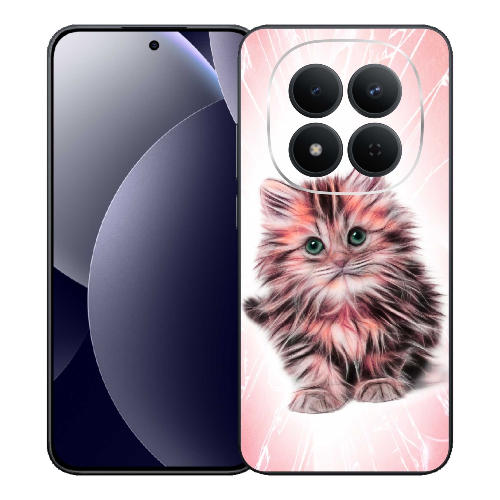 Gél borítás mmCase a Xiaomi Redmi Note 15 Pro 5G számára - aranyos cica