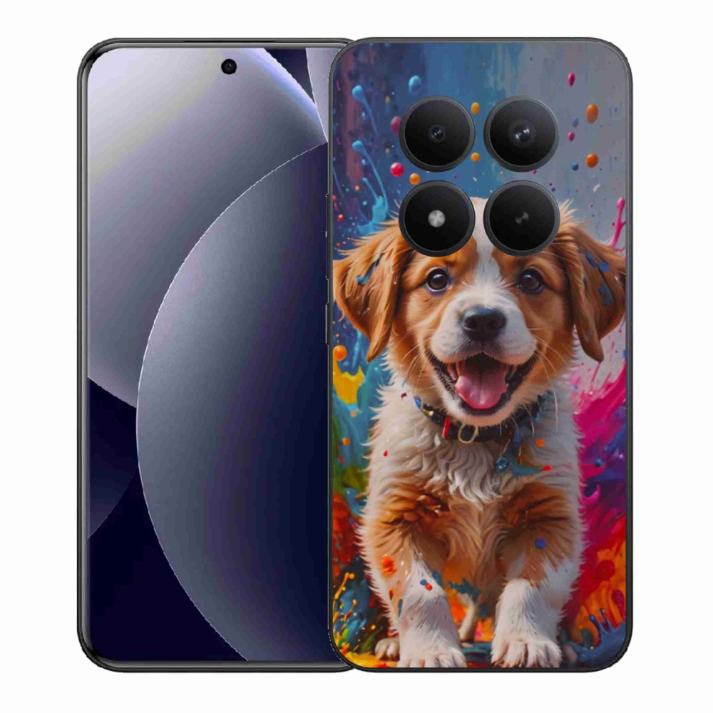 Gél borítás mmCase a Xiaomi Redmi Note 15 Pro+ 5G/Xiaomi Poco M8 Pro 5G számára - aranyos kiskutya 3
