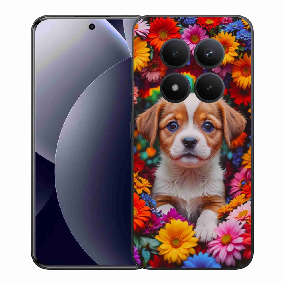 Gél borítás mmCase a Xiaomi Redmi Note 15 Pro+ 5G/Xiaomi Poco M8 Pro 5G számára - aranyos kiskutya