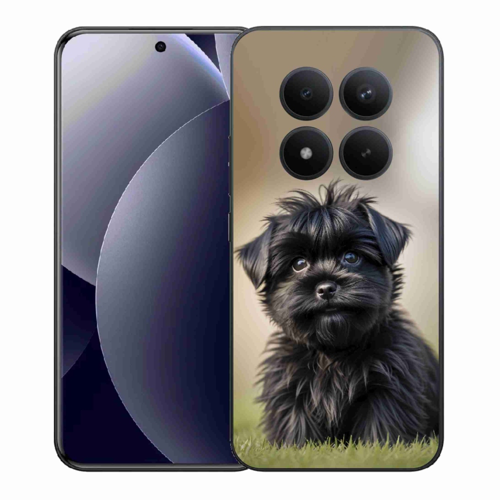 Gél borítás mmCase a Xiaomi Redmi Note 15 Pro+ 5G számára - aranyos fekete kutya