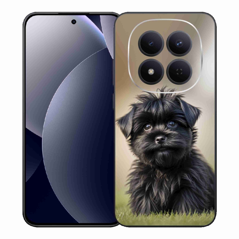 Gél borítás mmCase a Xiaomi Redmi Note 15 Pro 5G-hez - aranyos fekete kutya