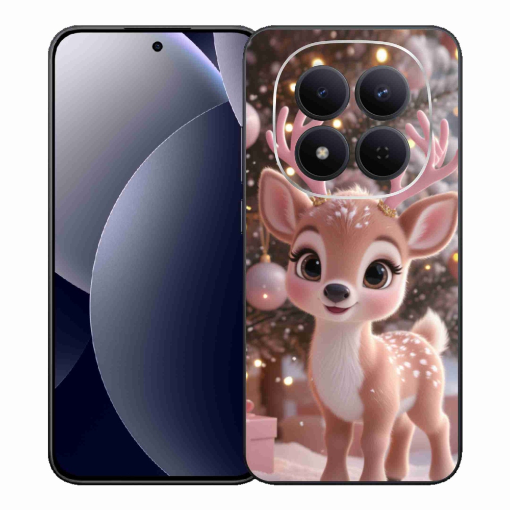 Gél borítás mmCase a Xiaomi Redmi Note 15 Pro 5G számára - aranyos rénszarvas