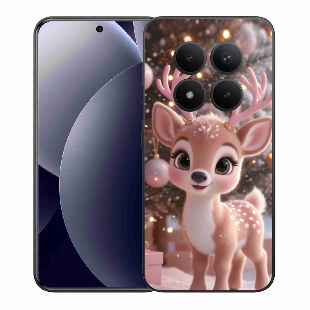 Gél borítás mmCase a Xiaomi Redmi Note 15 Pro+ 5G/Xiaomi Poco M8 Pro 5G - aranyos rénszarvashoz