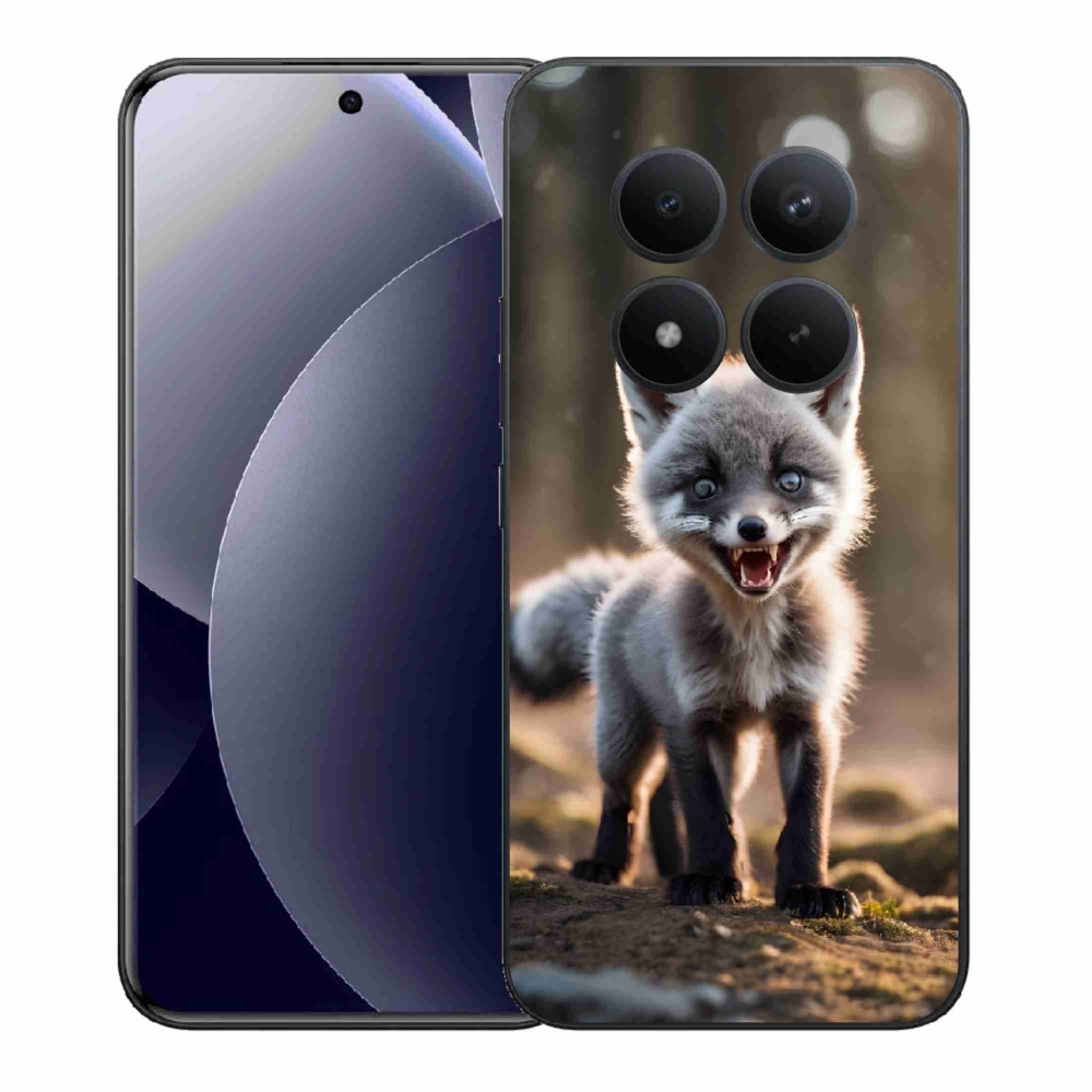 Gél borítás mmCase a Xiaomi Redmi Note 15 Pro+ 5G/Xiaomi Poco M8 Pro 5G - angry fox számára
