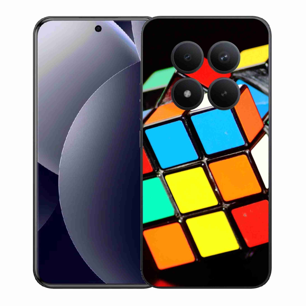 Gél borítás mmCase a Xiaomi Redmi Note 15 Pro+ 5G/Xiaomi Poco M8 Pro 5G számára - Rubik-kocka