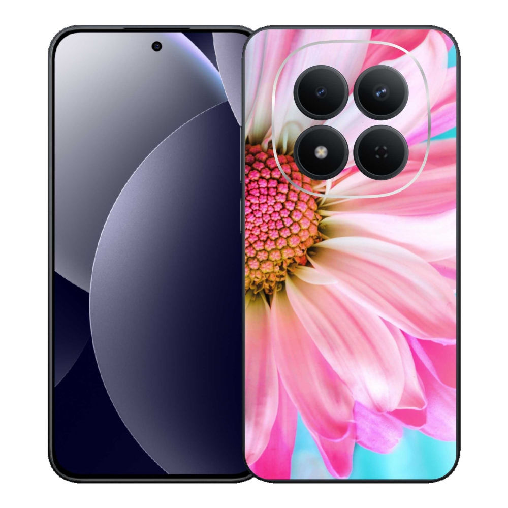 Gél borítás mmCase a Xiaomi Redmi Note 15 Pro 5G számára - rózsaszín virág