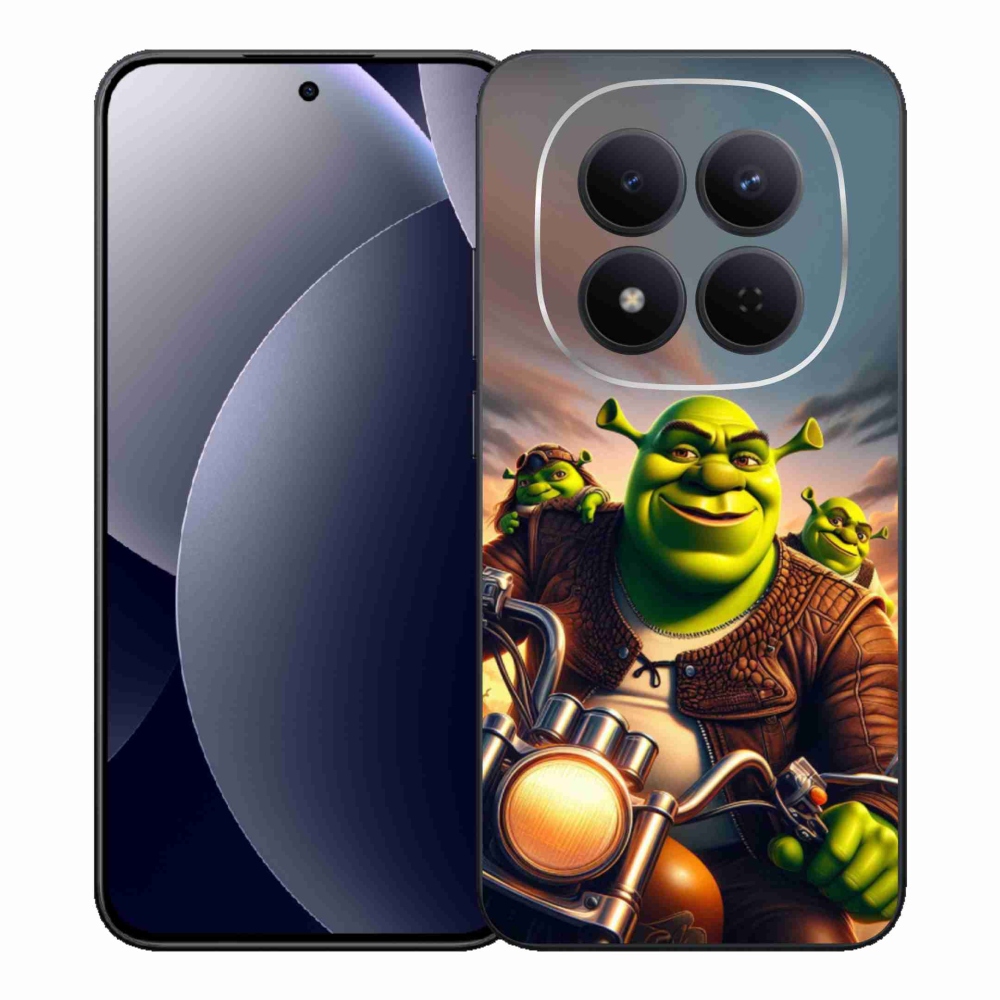 Gél borítás mmCase a Xiaomi Redmi Note 15 Pro 5G-hez - Shrek egy motorkerékpáron