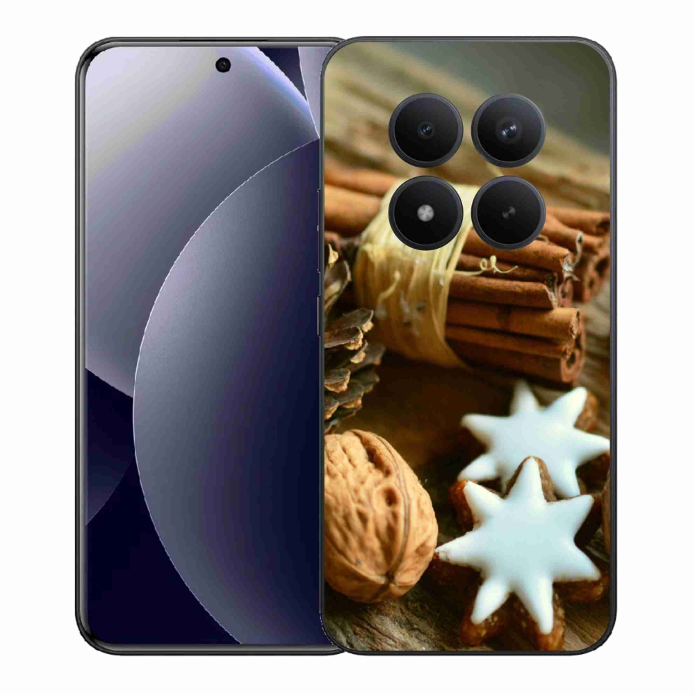 Gél borítás mmCase a Xiaomi Redmi Note 15 Pro+ 5G/Xiaomi Poco M8 Pro 5G - fahéj és mézeskalács számára