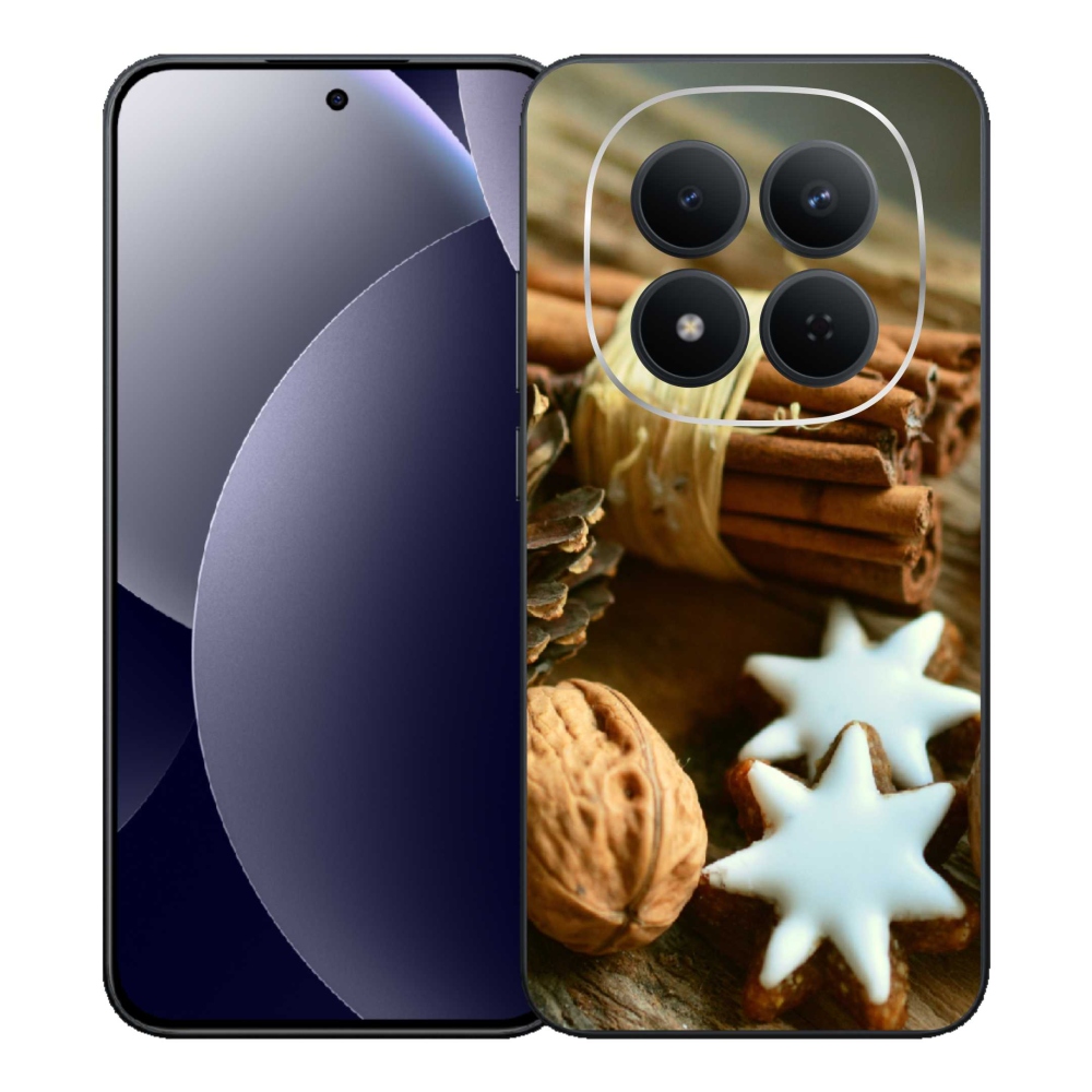 Gél borítás mmCase a Xiaomi Redmi Note 15 Pro 5G számára - fahéj és mézeskalács