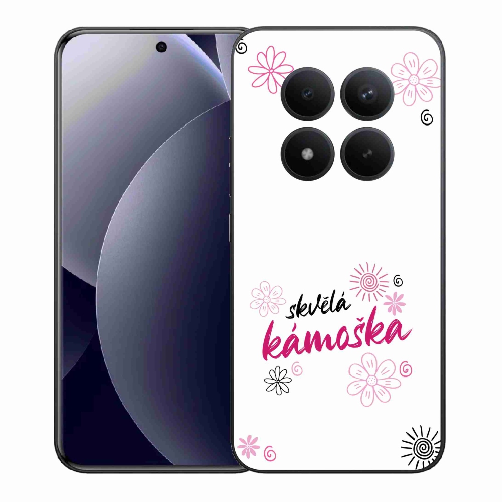 Gél borítás mmCase a Xiaomi Redmi Note 15 Pro+ 5G/Xiaomi Poco M8 Pro 5G - nagyszerű haver fehér háttérrel