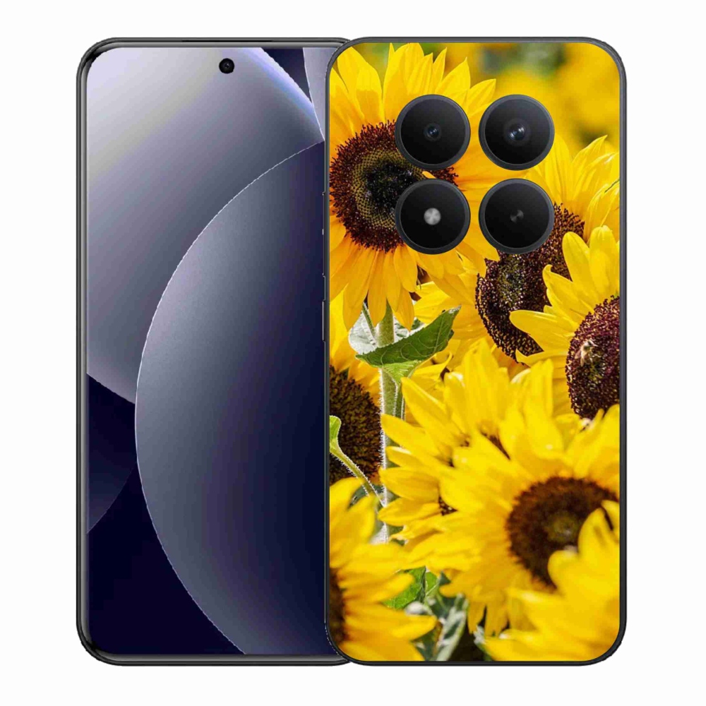 Gél borítás mmCase a Xiaomi Redmi Note 15 Pro+ 5G/Xiaomi Poco M8 Pro 5G - Napraforgóhoz