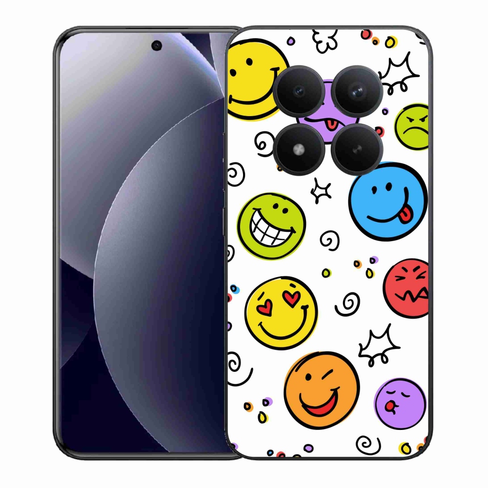 Gél borítás mmCase a Xiaomi Redmi Note 15 Pro+ 5G/Xiaomi Poco M8 Pro 5G számára - smiley-k