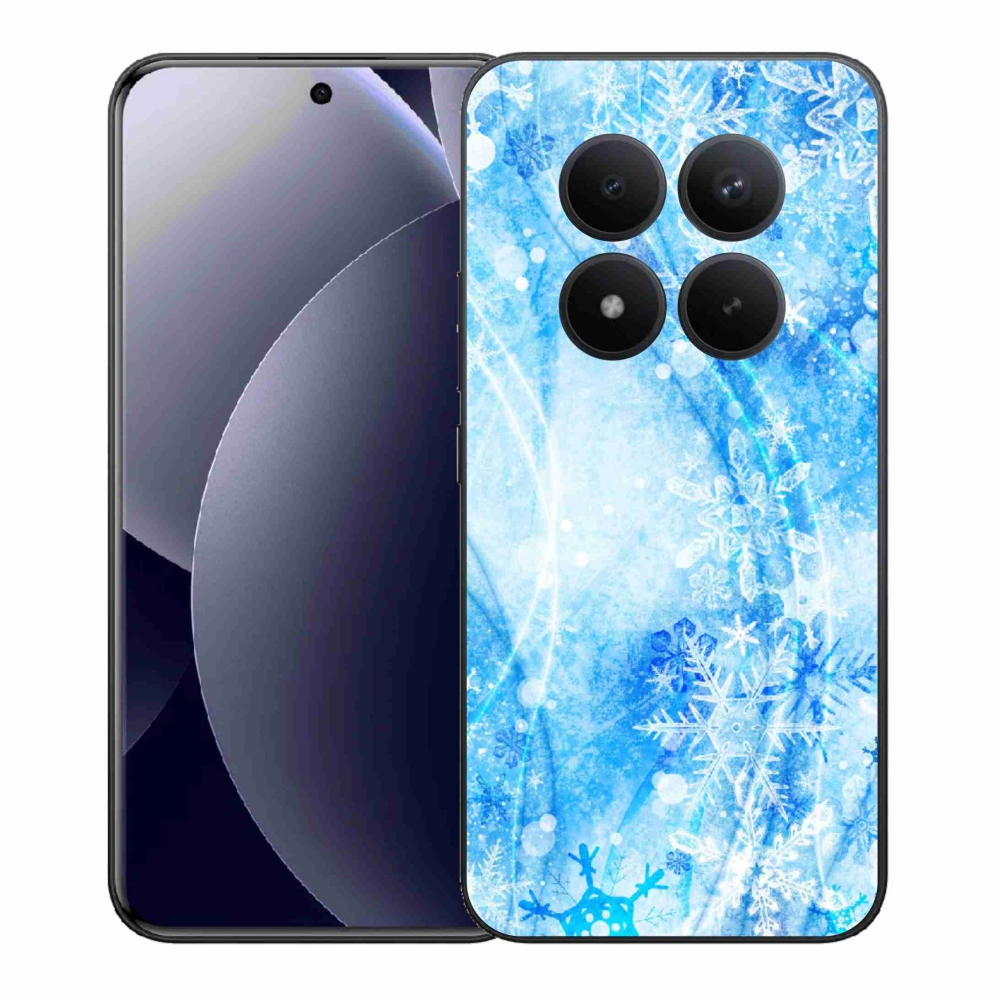 Gél borítás mmCase a Xiaomi Redmi Note 15 Pro+ 5G/Xiaomi Poco M8 Pro 5G számára - hópelyhek