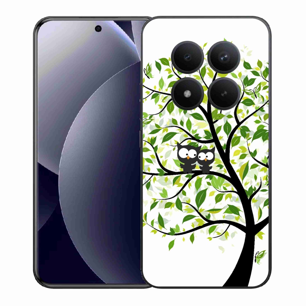 Gél borítás mmCase a Xiaomi Redmi Note 15 Pro+ 5G/Xiaomi Poco M8 Pro 5G számára - baglyok a fán