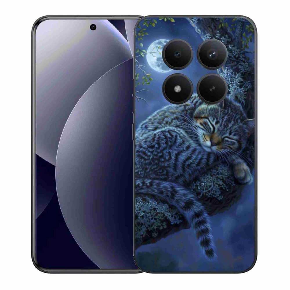 Gél borítás mmCase a Xiaomi Redmi Note 15 Pro+ 5G/Xiaomi Poco M8 Pro 5G - alvó macska számára