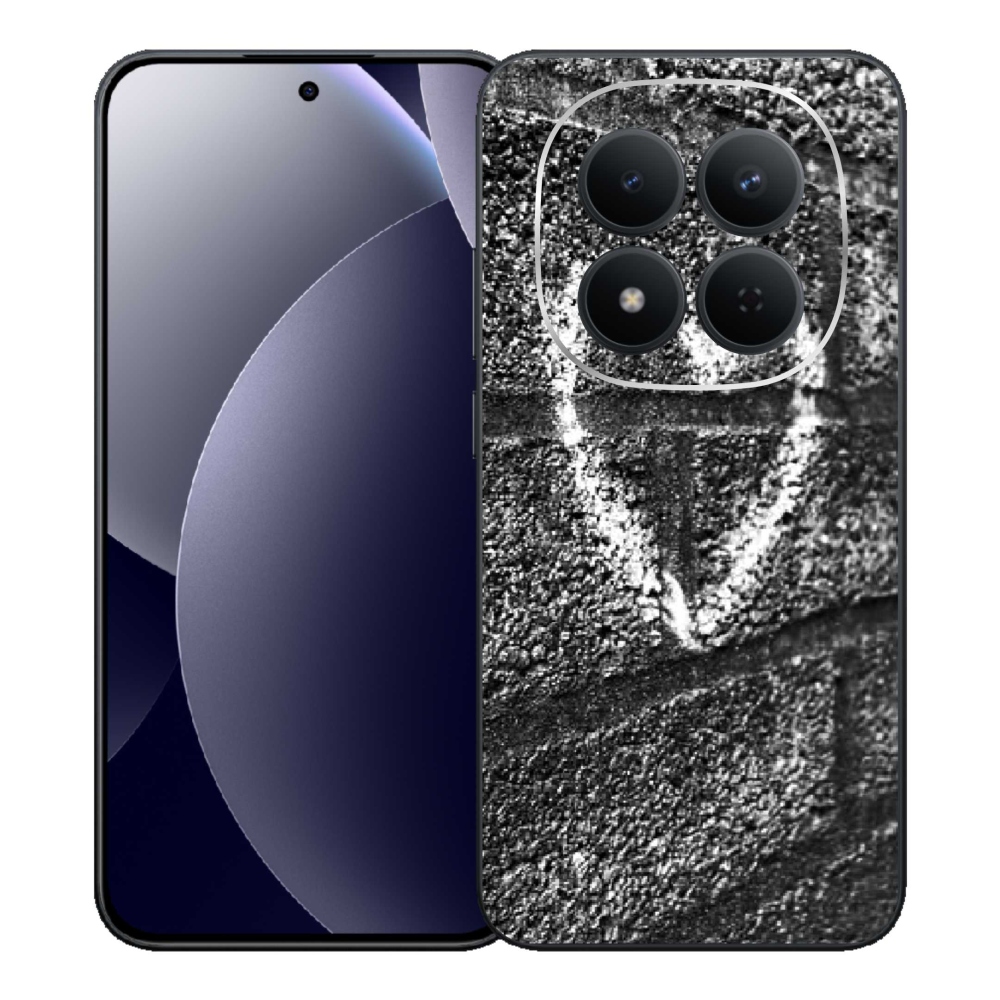 Gél borítás mmCase a Xiaomi Redmi Note 15 Pro 5G-hez - szív a falon