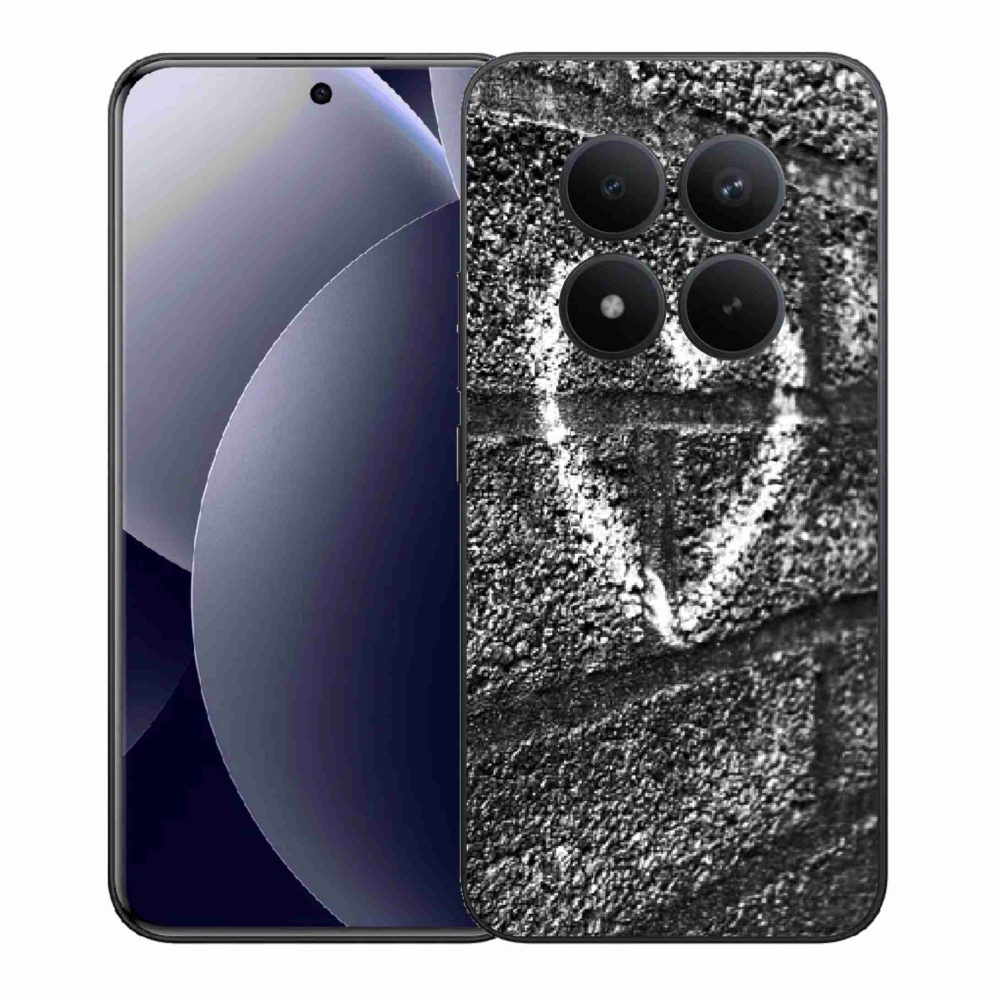 Gél borítás mmCase a Xiaomi Redmi Note 15 Pro+ 5G/Xiaomi Poco M8 Pro 5G számára - szív a falon