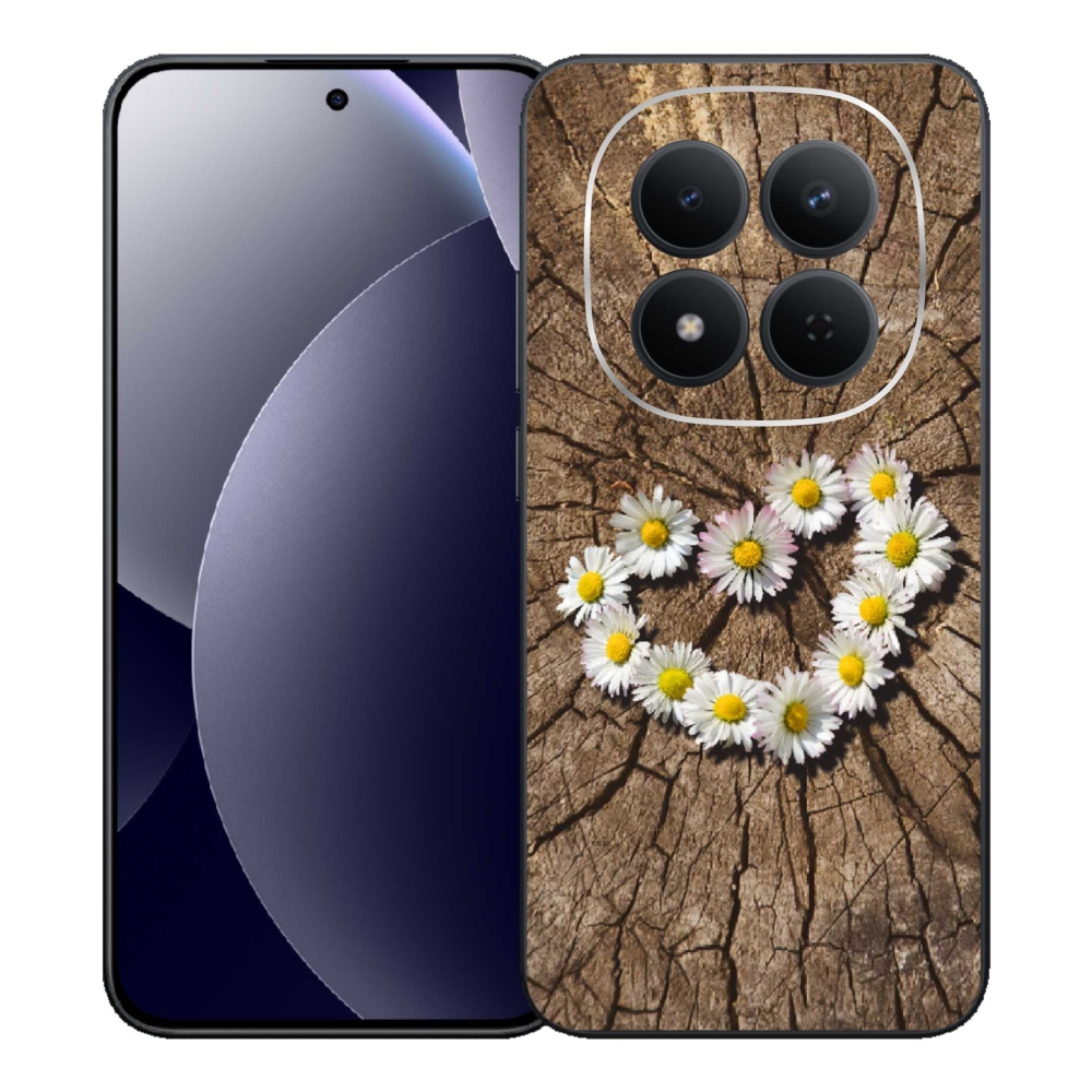 Gél borítás mmCase a Xiaomi Redmi Note 15 Pro 5G-hez - Százszorszép szív