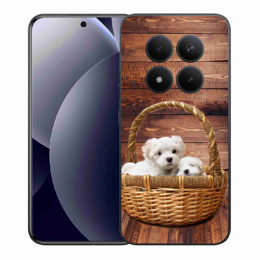 Gél borítás mmCase a Xiaomi Redmi Note 15 Pro+ 5G/Xiaomi Poco M8 Pro 5G számára - kölyökkutyák