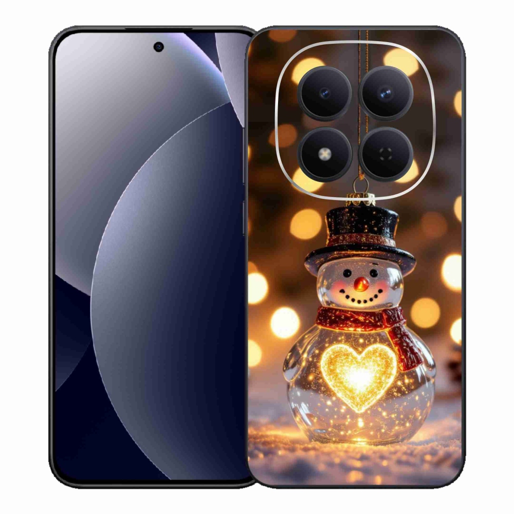Gél borítás mmCase a Xiaomi Redmi Note 15 Pro 5G-hez - karácsonyi hóember