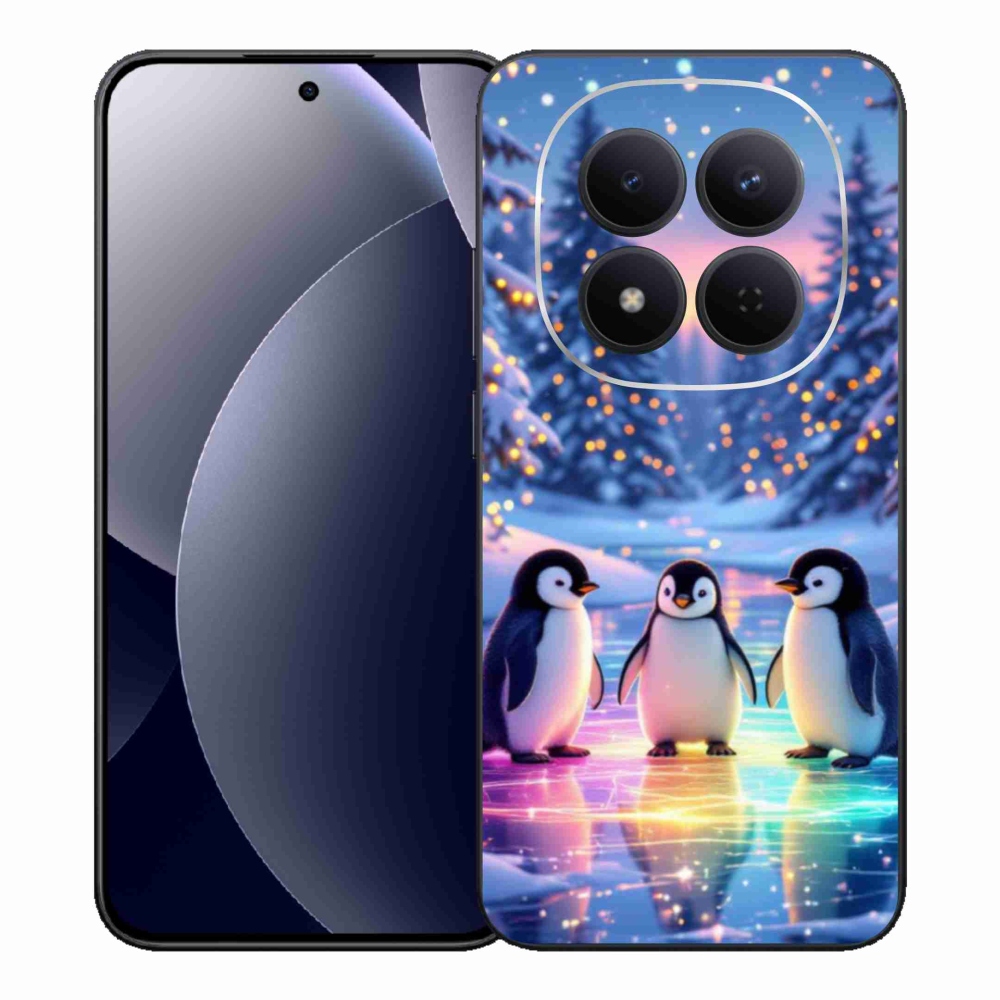 Gél borítás mmCase a Xiaomi Redmi Note 15 Pro 5G számára - pingvinek