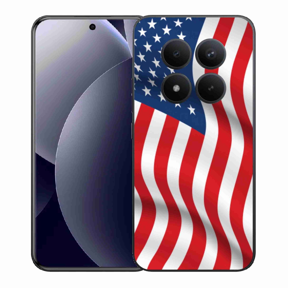 Gél borítás mmCase a Xiaomi Redmi Note 15 Pro+ 5G/Xiaomi Poco M8 Pro 5G - amerikai zászlóhoz