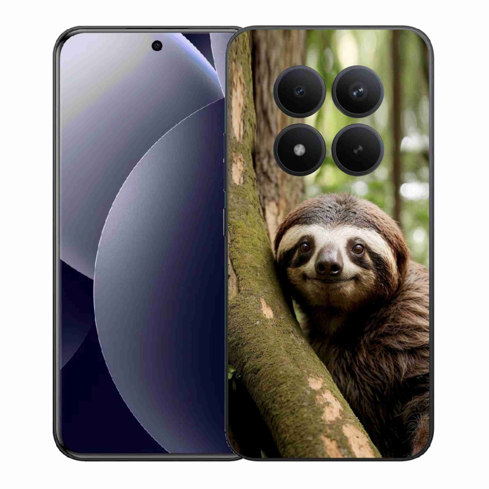 Gél borítás mmCase a Xiaomi Redmi Note 15 Pro+ 5G - mosolygó lajhárhoz