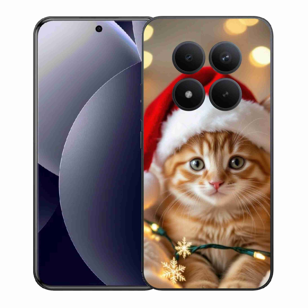Gél borítás mmCase a Xiaomi Redmi Note 15 Pro+ 5G/Xiaomi Poco M8 Pro 5G számára - Karácsonyi cica