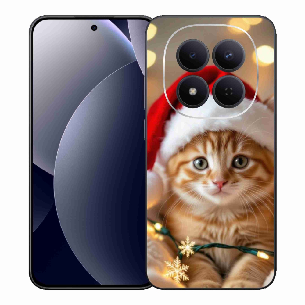 Gél borítás mmCase a Xiaomi Redmi Note 15 Pro 5G-hez - Karácsonyi cica