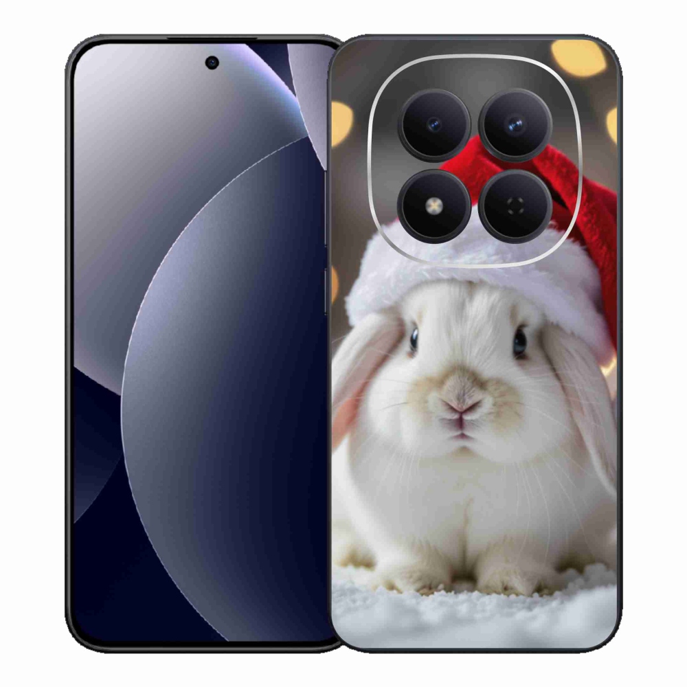 Gél borítás mmCase a Xiaomi Redmi Note 15 Pro 5G-hez - karácsonyi nyúl