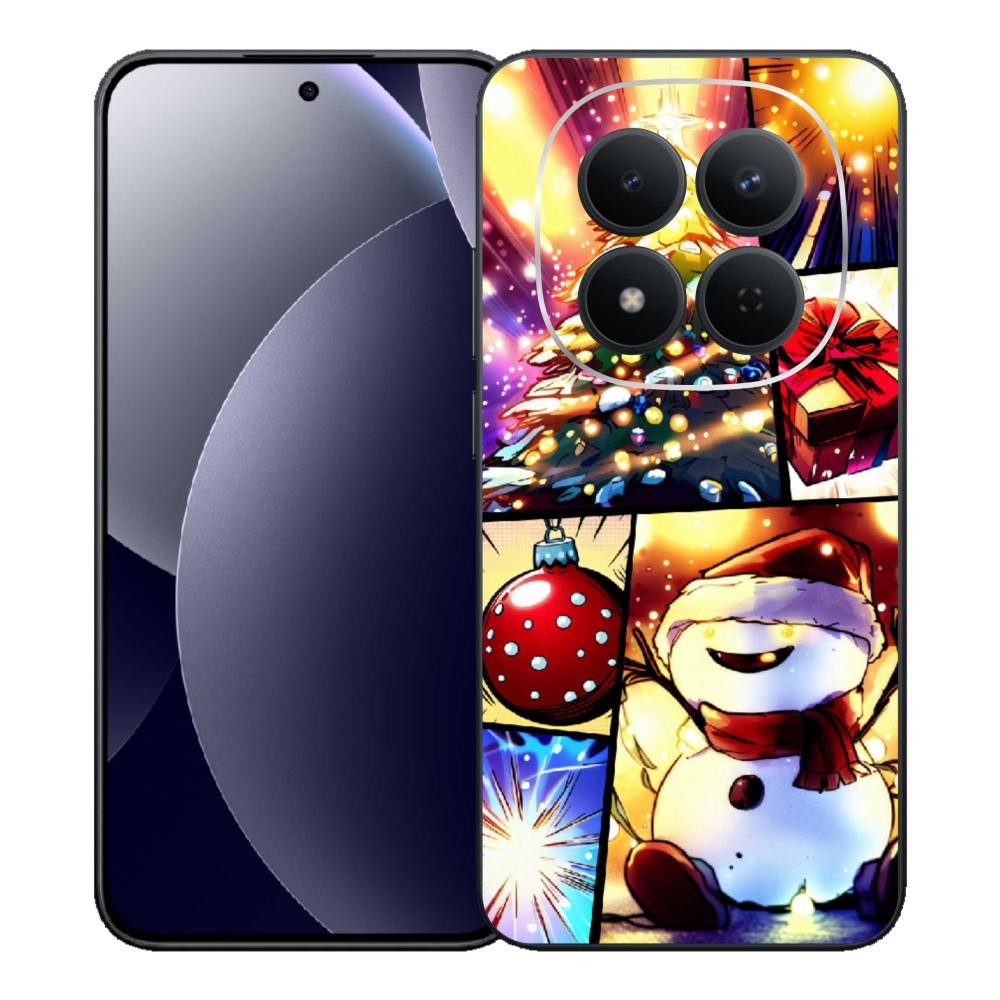 Gél borító mmCase a Xiaomi Redmi Note 15 Pro 5G számára - karácsonyi motívumok 1