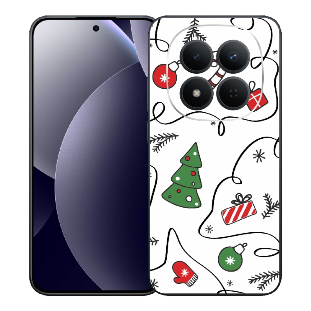 Gél borítás mmCase a Xiaomi Redmi Note 15 Pro 5G számára - karácsonyi motívumok