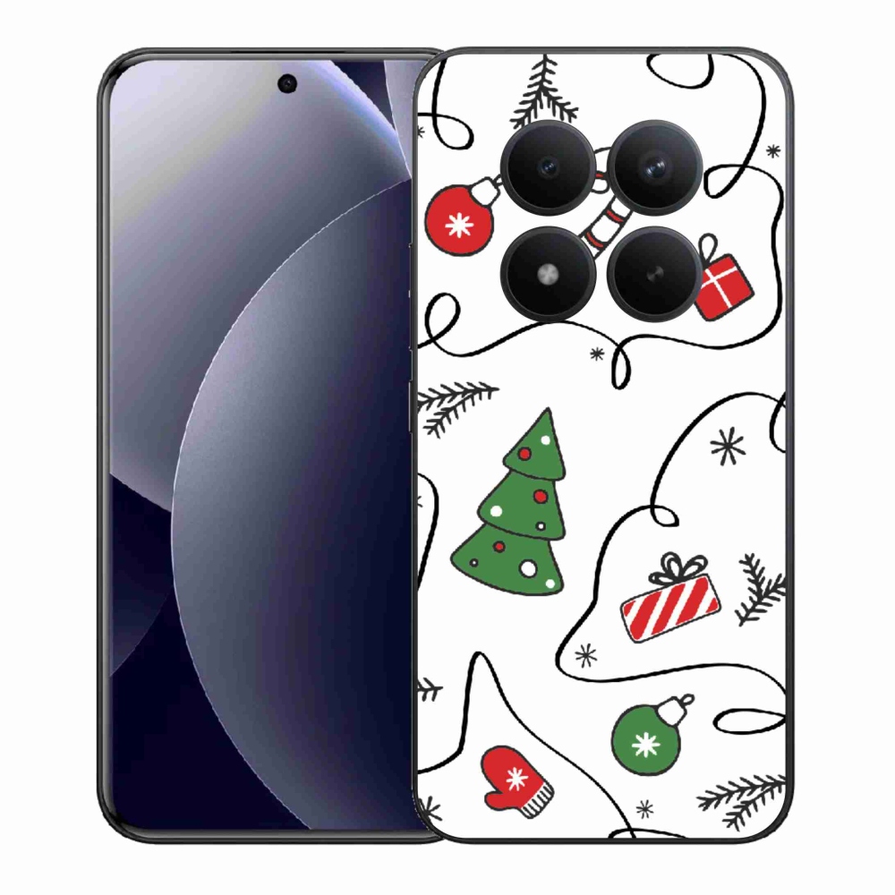 Gél borítás mmCase a Xiaomi Redmi Note 15 Pro+ 5G/Xiaomi Poco M8 Pro 5G számára - karácsonyi motívumok