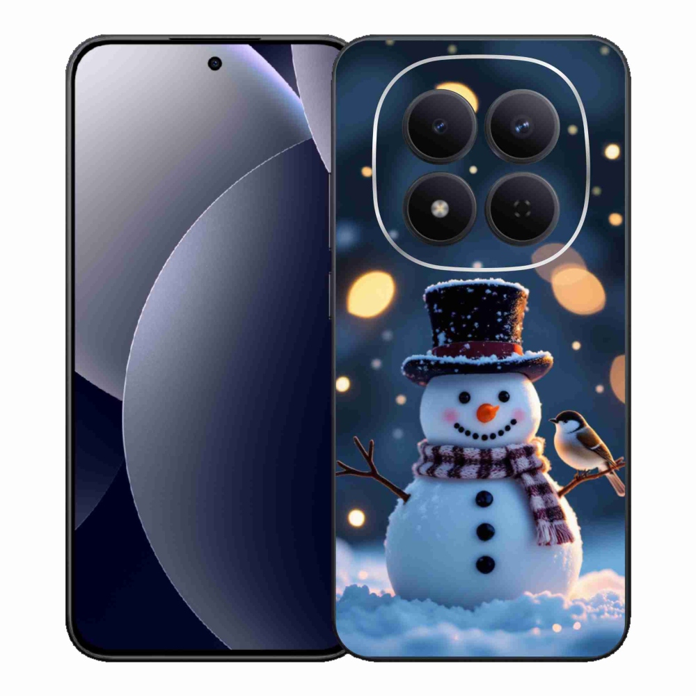 Gél borítás mmCase a Xiaomi Redmi Note 15 Pro 5G-hez - karácsonyi hóember