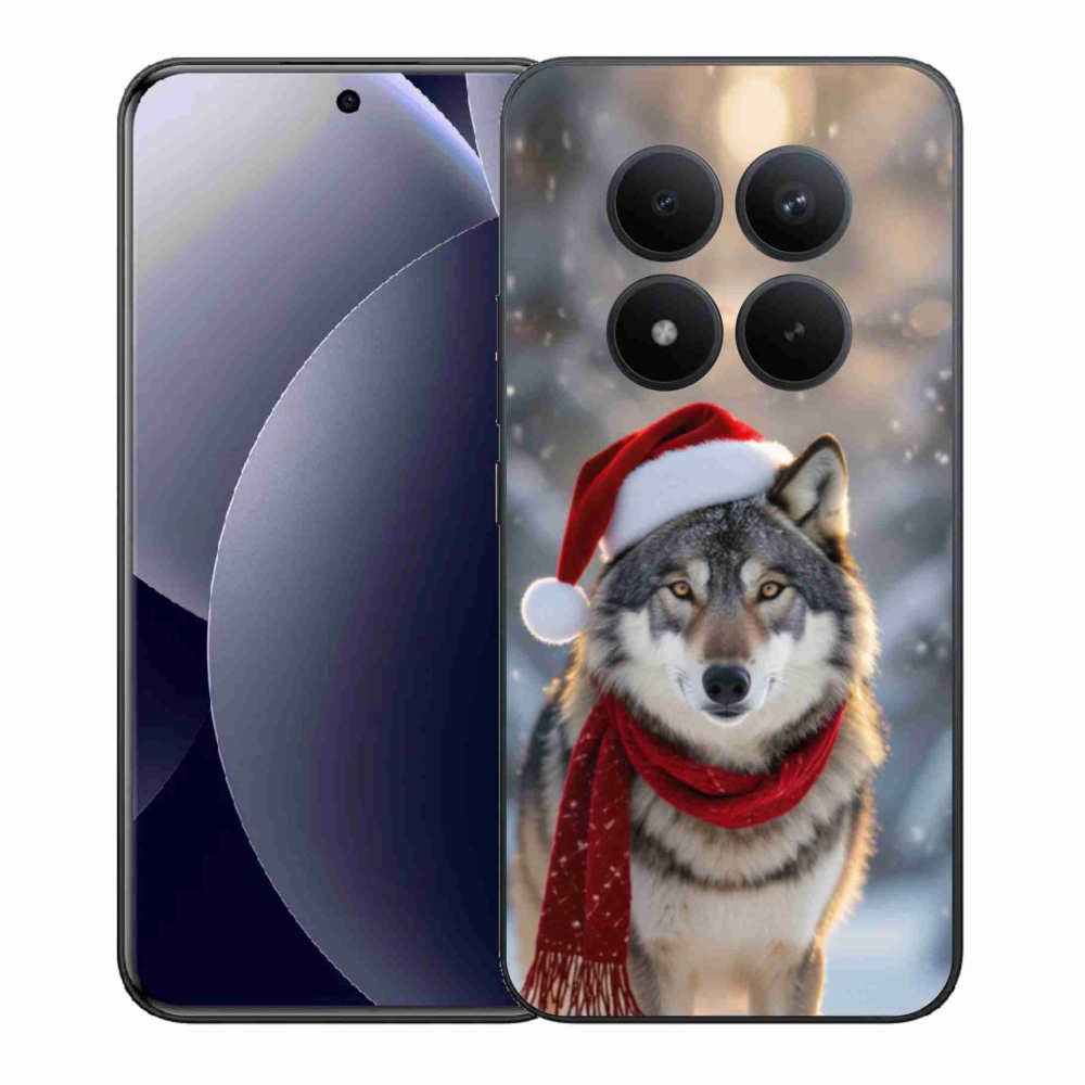 Gél borítás mmCase a Xiaomi Redmi Note 15 Pro+ 5G/Xiaomi Poco M8 Pro 5G számára - Karácsonyi farkas