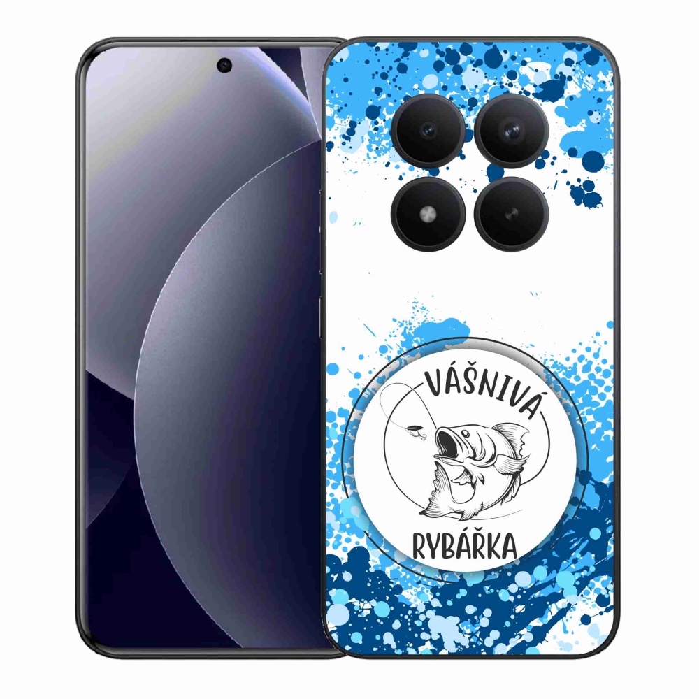 Gél borító mmCase a Xiaomi Redmi Note 15 Pro+ 5G/Xiaomi Poco M8 Pro 5G számára - szenvedélyes halász fehér háttérrel