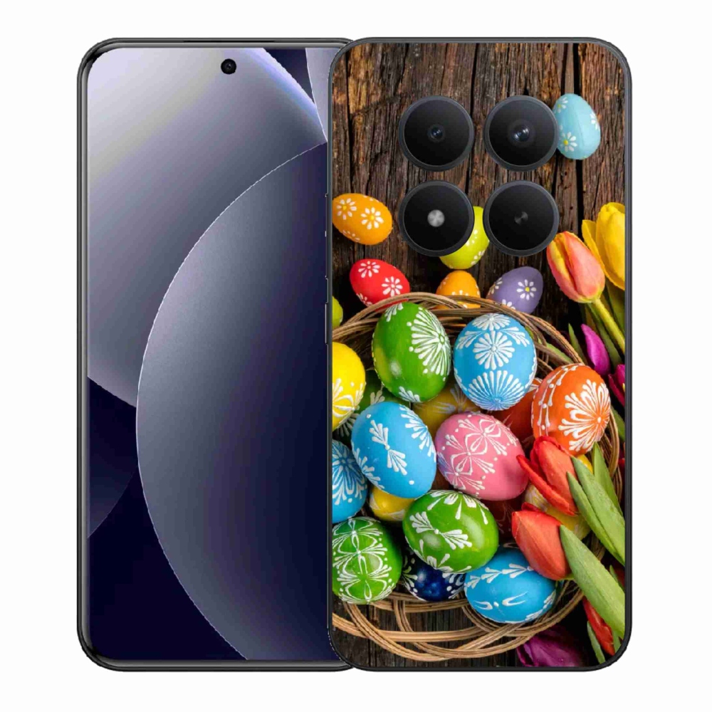 Gél borítás mmCase a Xiaomi Redmi Note 15 Pro+ 5G/Xiaomi Poco M8 Pro 5G számára - Húsvéti tojások