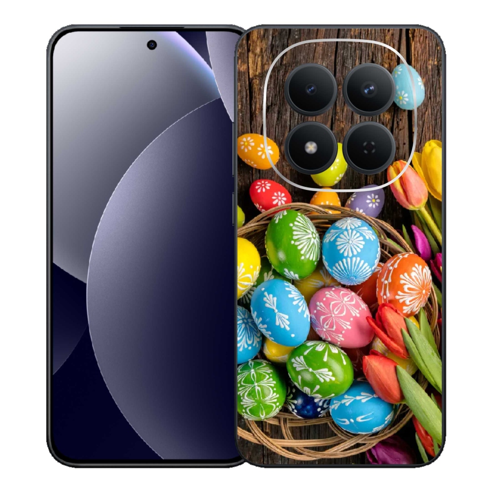 Gél borítás mmCase a Xiaomi Redmi Note 15 Pro 5G számára - Húsvéti tojások