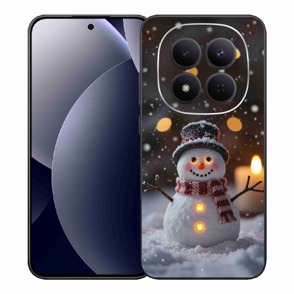 Gél borító mmCase a Xiaomi Redmi Note 15 Pro 5G-hez - boldog hóember