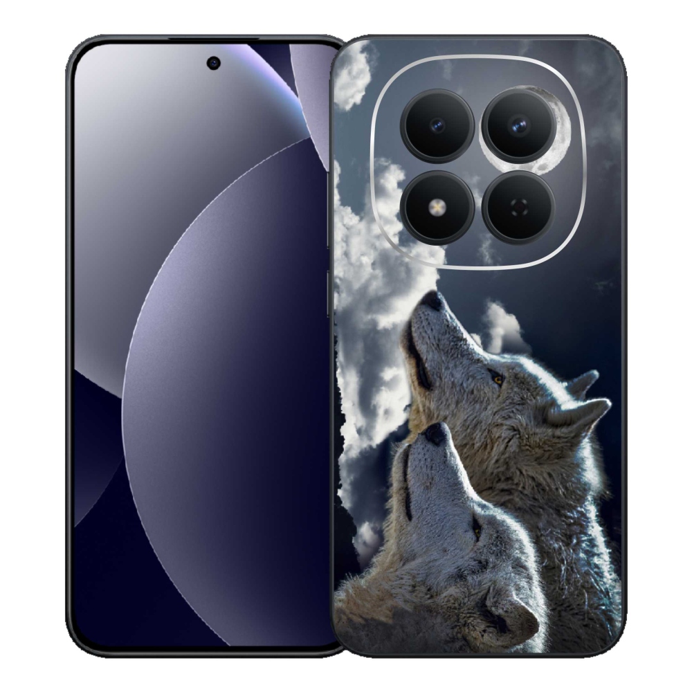 Gél borítás mmCase a Xiaomi Redmi Note 15 Pro 5G-hez - farkasok